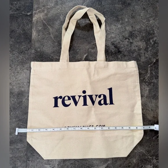 Revival Rugs Canvas Bag NWOT - Picture 3 of 4